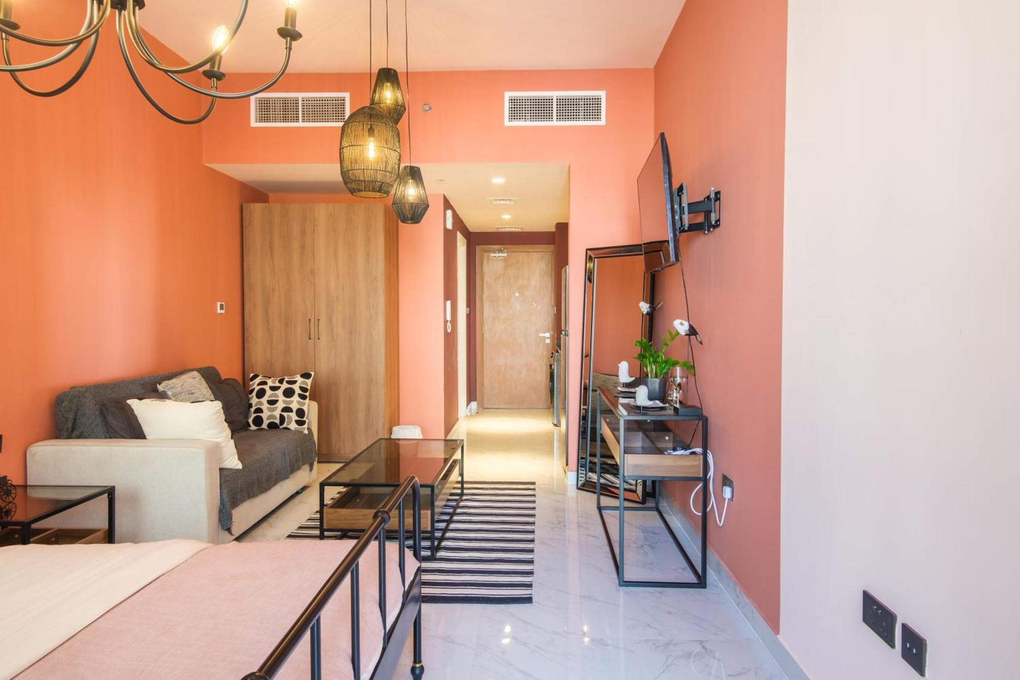 Apartmán Poolside Charm Abú Dhabí Exteriér fotografie