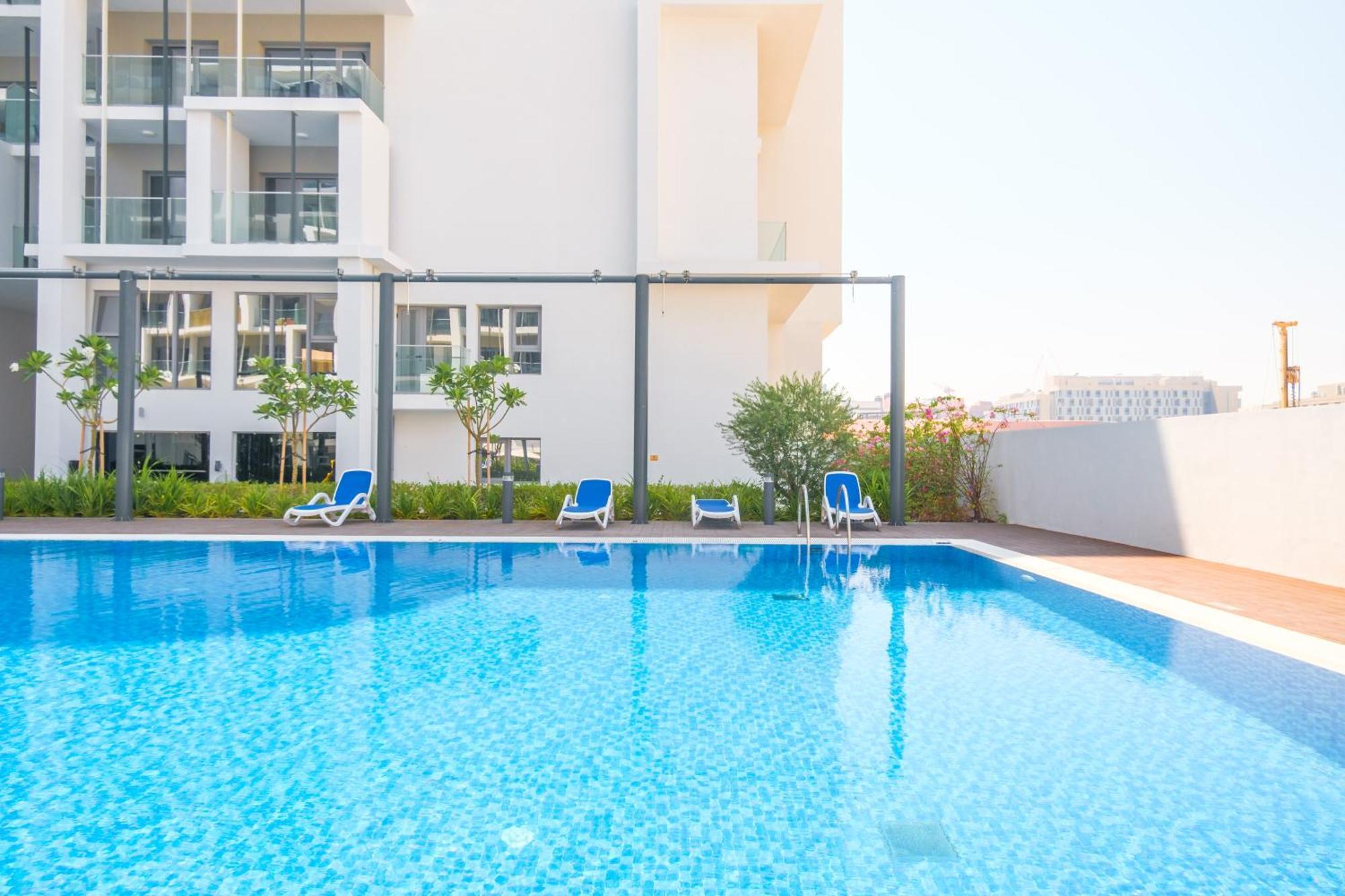 Apartmán Poolside Charm Abú Dhabí Exteriér fotografie