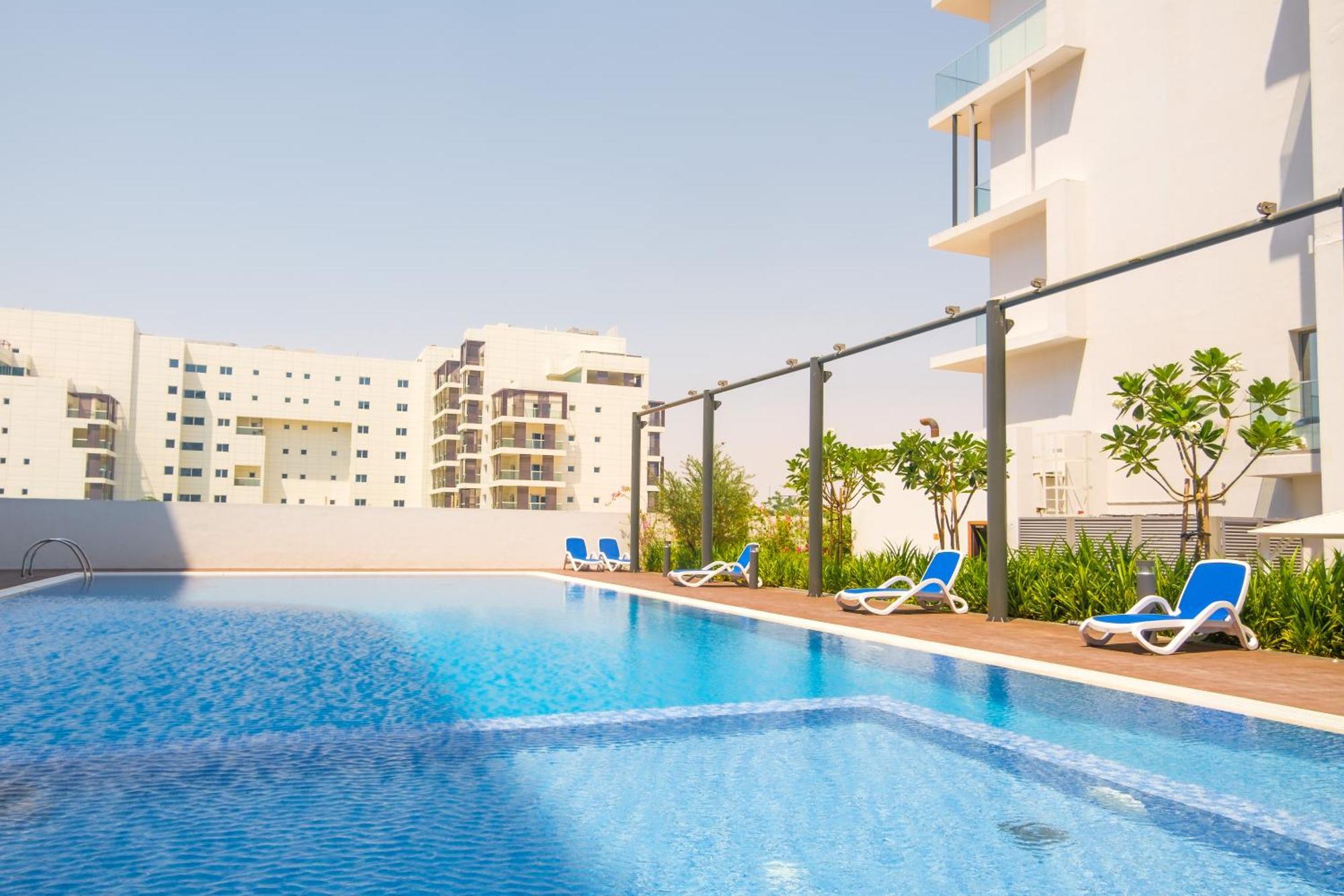 Apartmán Poolside Charm Abú Dhabí Exteriér fotografie